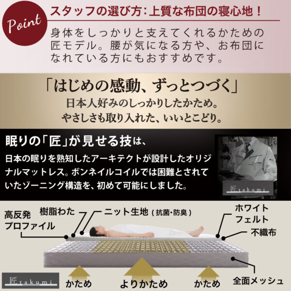 CospaSleep スプリングマットレスシリーズ - 画像 (9)