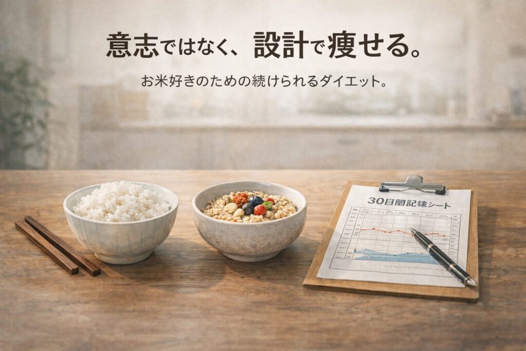 ご飯好き ダイエット 続かない