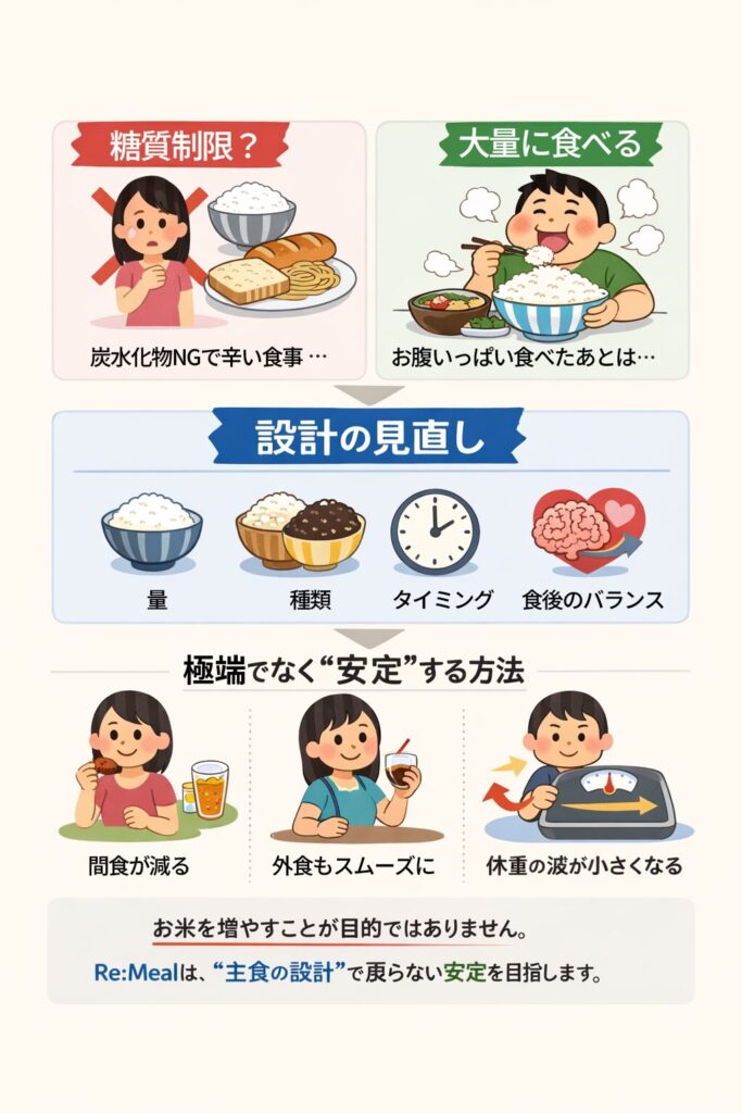 主食の設計